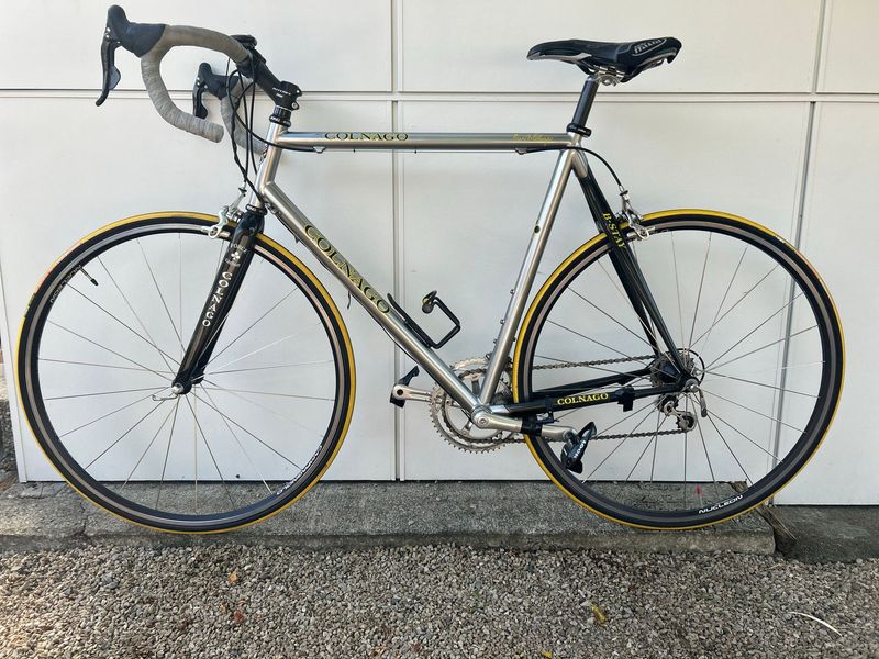 Used Colnago Custom Campagnolo Record 2003 Road & Gravel, Light Gray — image 2 of 17