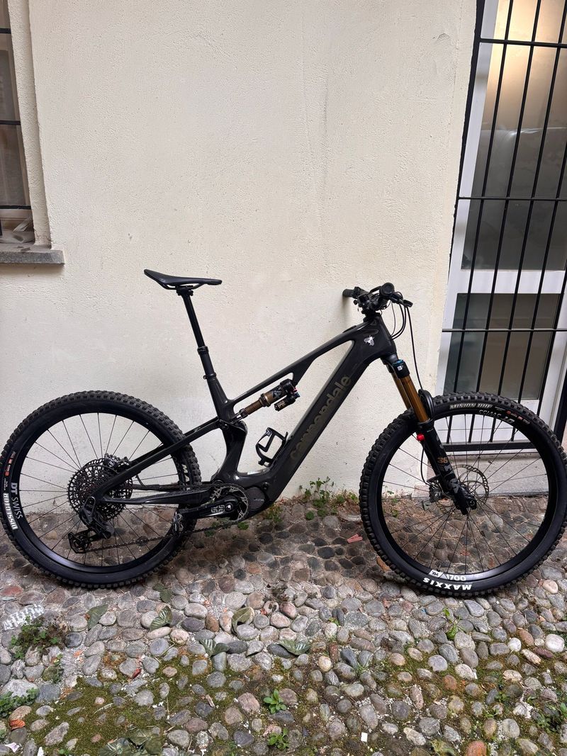 Used Cannondale Moterra SRAM X01 Eagle AXS 2024 Mountainbike, Black — image 4 of 5