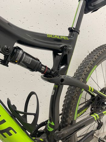 Used Cannondale Scalpel-Si Carbon 4 2017 2017 Mountainbike, Verde — image 6 of 7