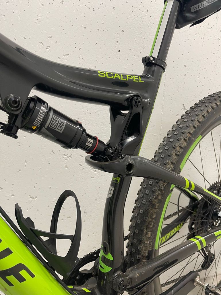 Used Cannondale Scalpel-Si Carbon 4 2017 2017 Mountainbike, Verde — image 6 of 7