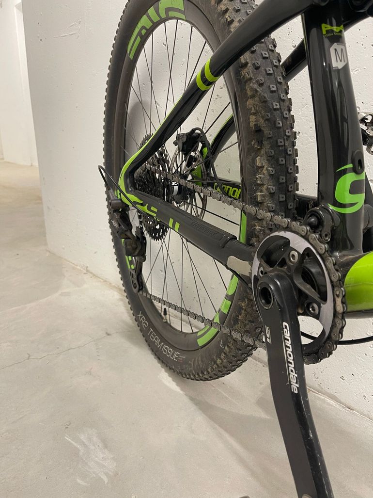 Used Cannondale Scalpel-Si Carbon 4 2017 2017 Mountainbike, Verde — image 3 of 7