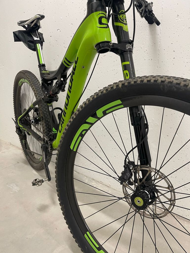 Used Cannondale Scalpel-Si Carbon 4 2017 2017 Mountainbike, Verde — image 2 of 7
