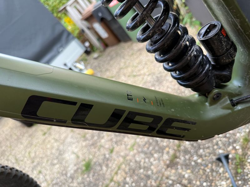 Used CUBE TWO15 HPC SL 2021 2021 Mountainbike, Green, 29 — image 6 of 12