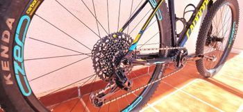 Used Cannondale F-si SRAM GX Eagle 2017 Mountainbike, Blue — image 4 of 8