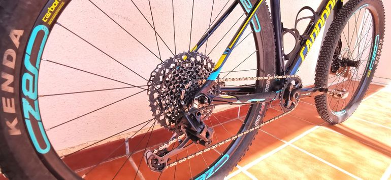 Used Cannondale F-si SRAM GX Eagle 2017 Mountainbike, Blue — image 4 of 8