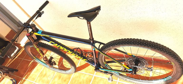Used Cannondale F-si SRAM GX Eagle 2017 Mountainbike, Blue — image 7 of 8