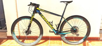 Used Cannondale F-si SRAM GX Eagle 2017 Mountainbike, Blue — image 2 of 8