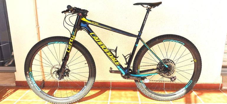 Used Cannondale F-si SRAM GX Eagle 2017 Mountainbike, Blue — image 2 of 8