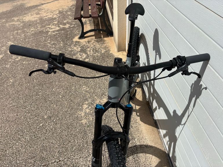 Used CUBE Ams SRAM GX Eagle AXS 2024 Mountainbike, Light Gray, 29 — image 10 of 13