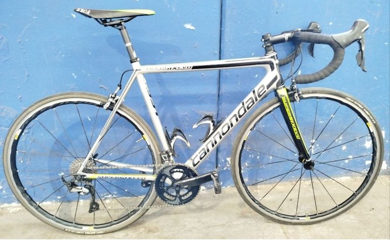 Used Cannondale Cannondale Supersix Evo Hi-Mode Ultegra Hollowgram 2016 Road & Gravel, Light Gray — image 1 of 8