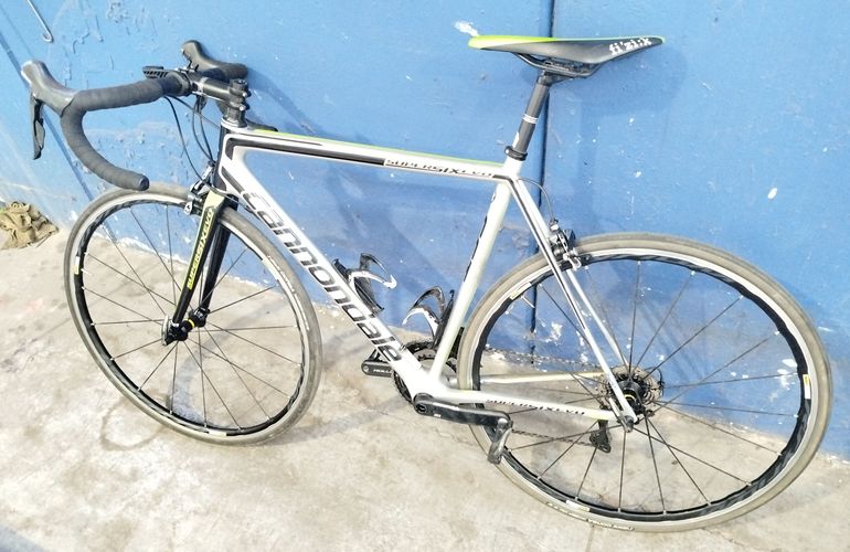 Used Cannondale Cannondale Supersix Evo Hi-Mode Ultegra Hollowgram 2016 Road & Gravel, Light Gray — image 2 of 8