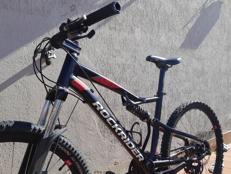 Used ROCKRIDER Rockrider St530s 2021 Mountainbike, Schwarz — image 8 of 11