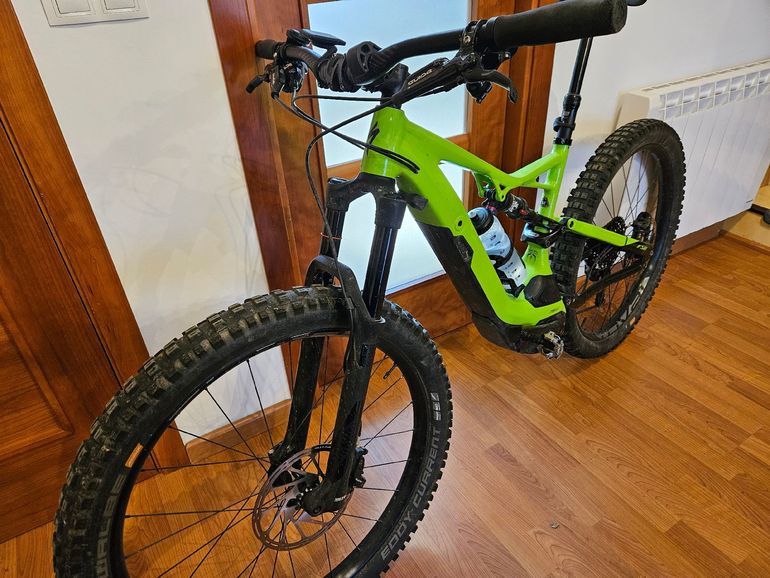 Used Specialized Turbo Levo FSR Comp 6Fattie 2017 2017 Mountainbike, Green, 27.5 — image 4 of 6