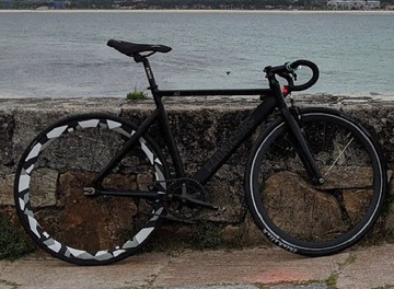 FabricBike Custom Single Speed / Fixed Gear 2012 Road & Gravel usato, Nero — immagine 3 di 34