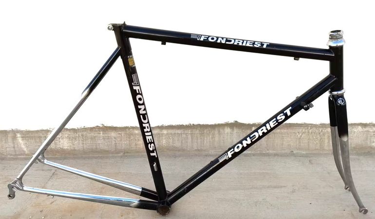 Used Fondriest COLUMBUS EL OS ACCIAIO CUSTOM TELAIO CORSA Frameset 2004 Road & Gravel, Nero — image 1 of 5