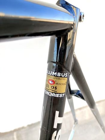 Used Fondriest COLUMBUS EL OS ACCIAIO CUSTOM TELAIO CORSA Frameset 2004 Road & Gravel, Nero — image 2 of 5