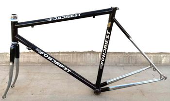 Used Fondriest COLUMBUS EL OS ACCIAIO CUSTOM TELAIO CORSA Frameset 2004 Road & Gravel, Nero — image 4 of 5