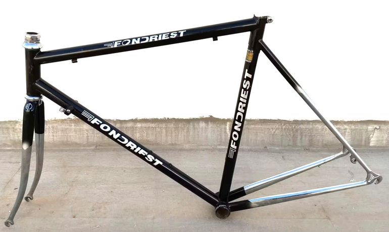 Used Fondriest COLUMBUS EL OS ACCIAIO CUSTOM TELAIO CORSA Frameset 2004 Road & Gravel, Nero — image 4 of 5