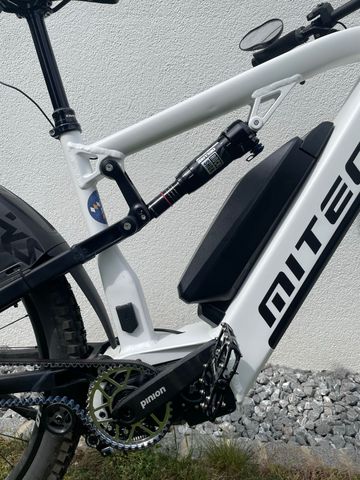 Gebrauchtes MiTech Szenario Pinion E1.12 Motor & Gearbox 2025 Mountainbike, Weiß — Bild 6 von 7
