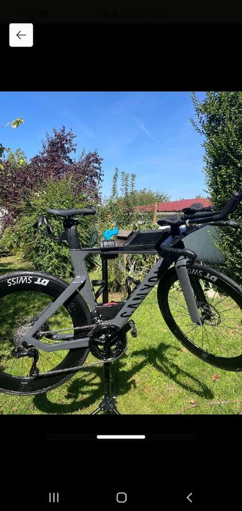 Used Canyon Speedmax CF 7 Di2 2024 2024 Road & Gravel, Light Gray — image 2 of 4