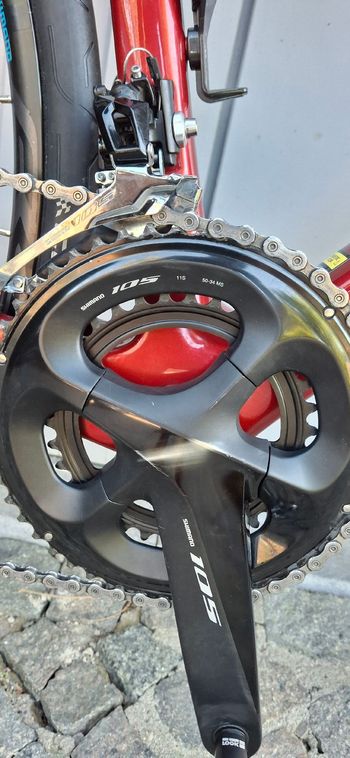 Used Isaac Vitron Shimano 105 2023 Road & Gravel, Red — image 4 of 6