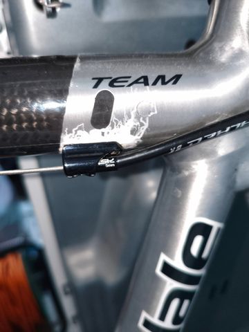 Used Cannondale Six 13 2006 Frameset 2006 Road & Gravel, Light Gray — image 9 of 10