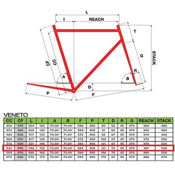 Gebrauchtes Pinarello Veneto 1990 1990 Road & Gravel, Rot — Bild 11 von 11