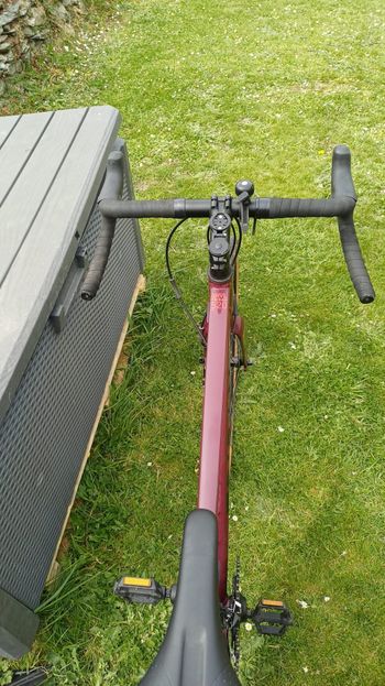 Used TRIBAN Men's Gravel Bike GRVL 520 Subcompact 2025 2025 Road & Gravel, Viola — image 3 of 8
