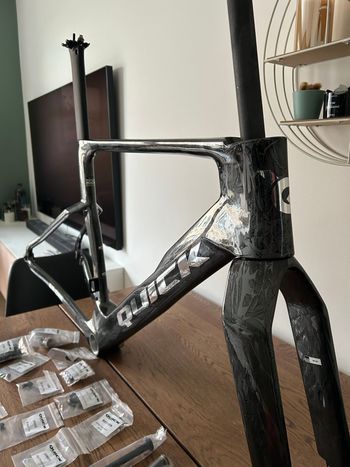 Used Quick Quick Custom Frameset 2026 Road & Gravel, Black — image 3 of 7