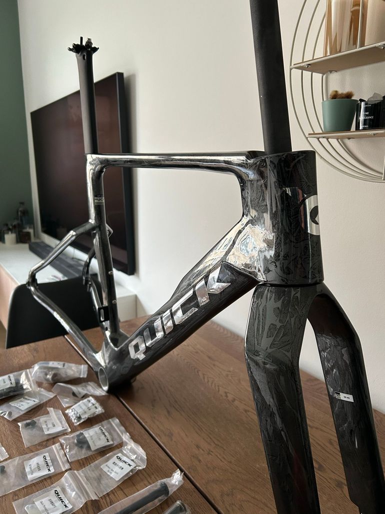 Used Quick Quick Custom Frameset 2026 Road & Gravel, Black — image 3 of 7