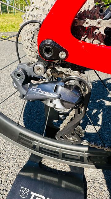 Gebrauchtes Pinarello Dogma Shimano Ultegra Di2 2021 Road & Gravel, Rot — Bild 9 von 11