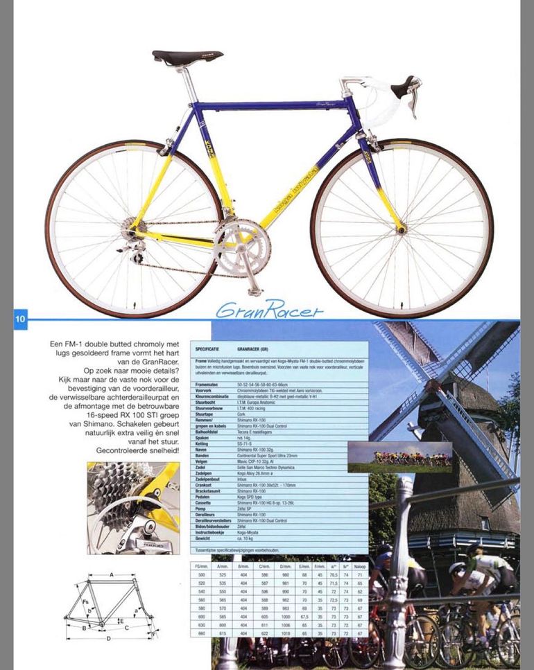 Used Koga GranRacer Shimano Claris 1997 Road & Gravel, Blu — image 6 of 6