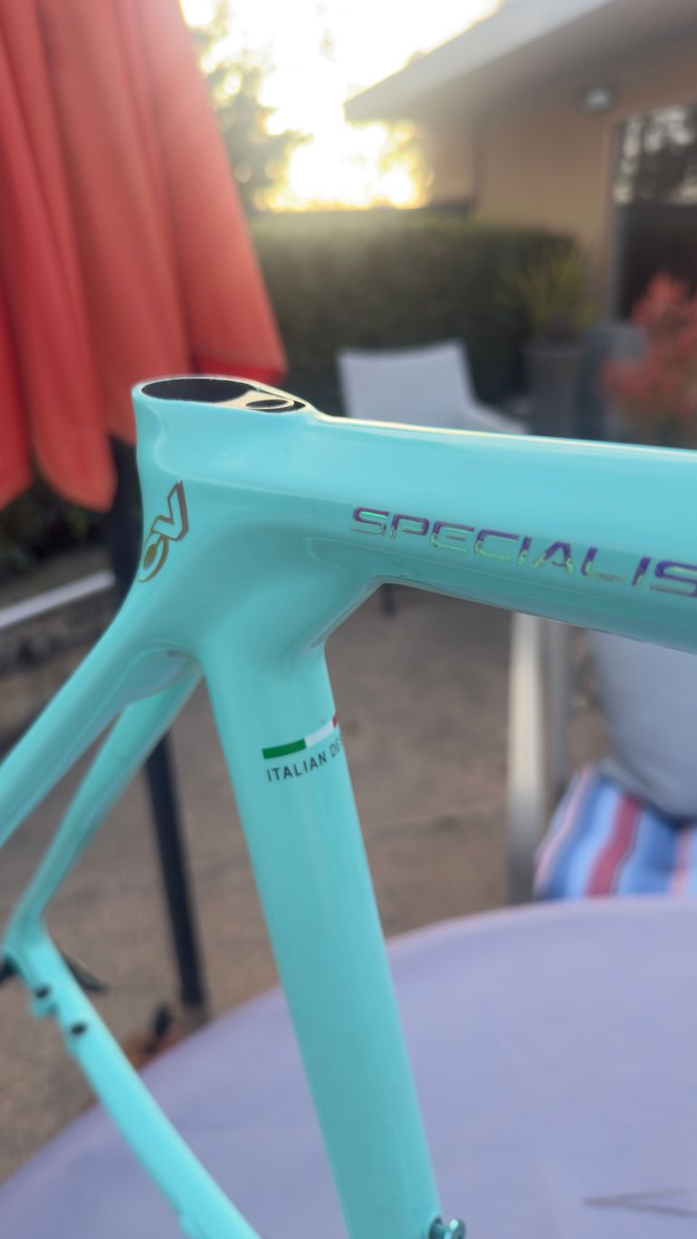 Used Bianchi Specialissima Frameset 2023 Road & Gravel, Green — image 5 of 11