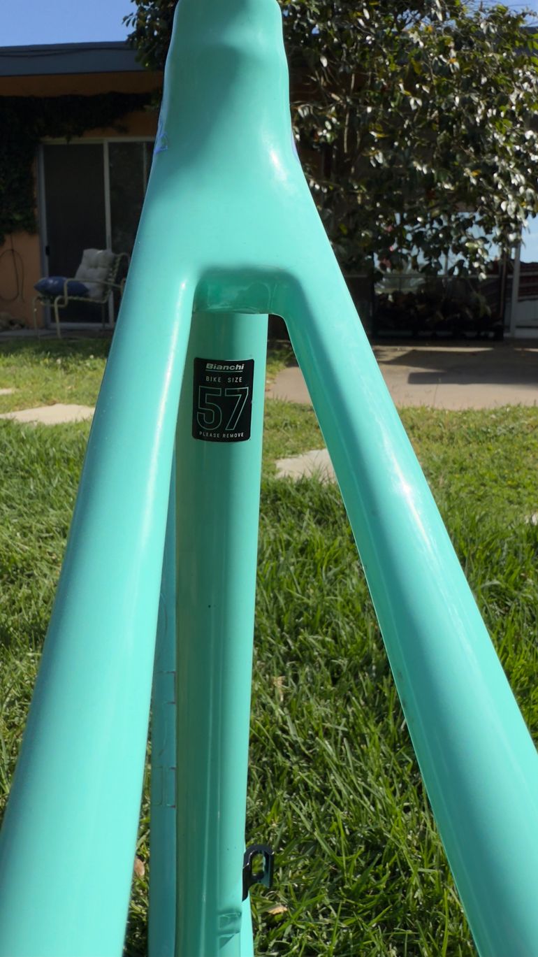 Used Bianchi Specialissima Frameset 2023 Road & Gravel, Green — image 7 of 11
