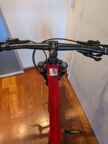 Used Ghost Nirvana Tour 2021 Mountainbike, Red — image 3 of 9
