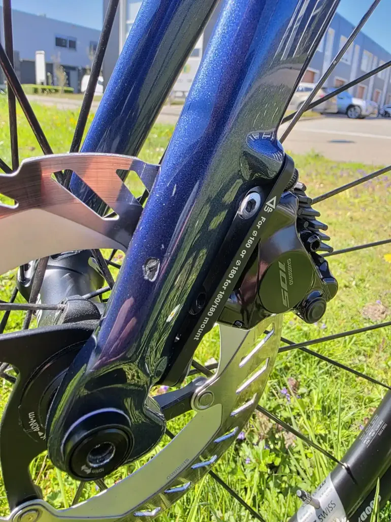 Used Isaac Kaon L Sapphire Blue Shimano R7150 105 DI2 2026 Road & Gravel — image 7 of 7