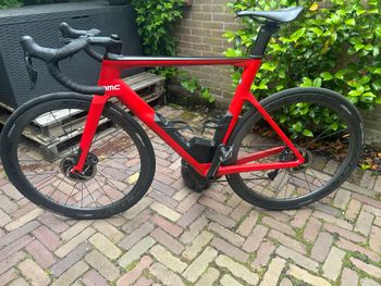 Used BMC Timemachine ROAD 01 FOUR 2020 2020 Road & Gravel, Red — image 2 of 10