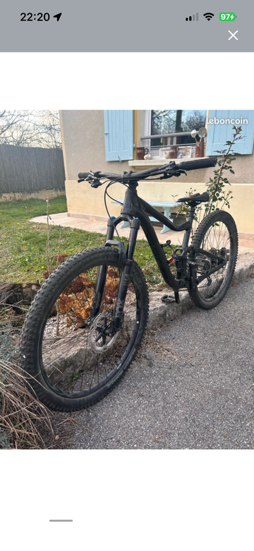 Gebrauchtes Giant Trance Shimano Deore XT 2022 Mountainbike, Schwarz — Bild 3 von 11