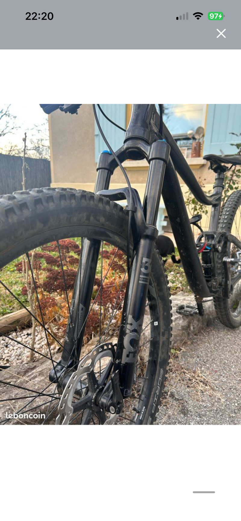 Gebrauchtes Giant Trance Shimano Deore XT 2022 Mountainbike, Schwarz — Bild 10 von 11
