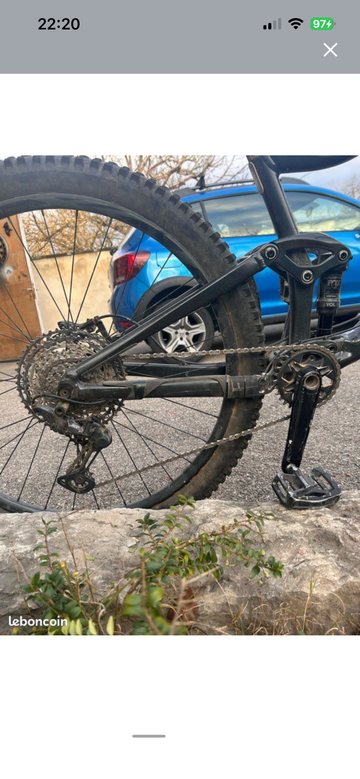 Gebrauchtes Giant Trance Shimano Deore XT 2022 Mountainbike, Schwarz — Bild 5 von 11