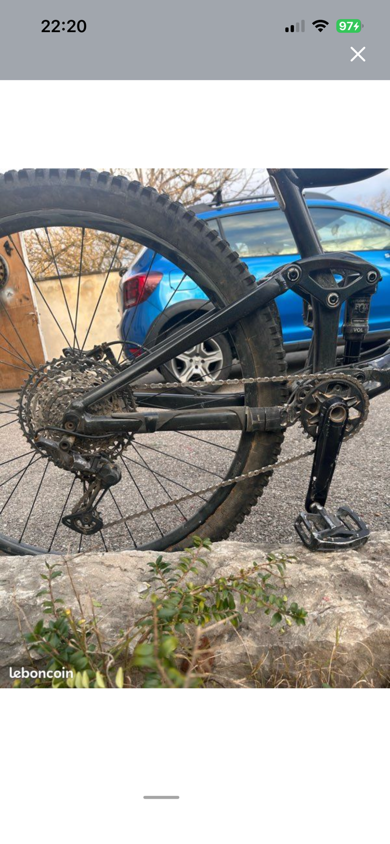 Gebrauchtes Giant Trance Shimano Deore XT 2022 Mountainbike, Schwarz — Bild 5 von 11