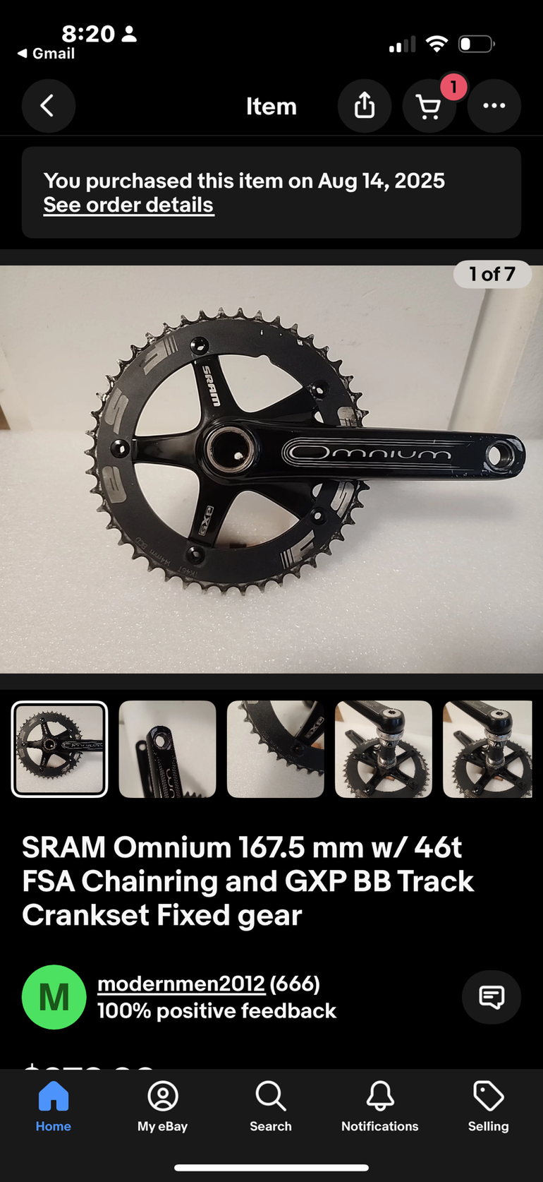 Used squid Squid Custom Single Speed / Fixed Gear 2023 Road & Gravel, Light Gray — image 3 of 3