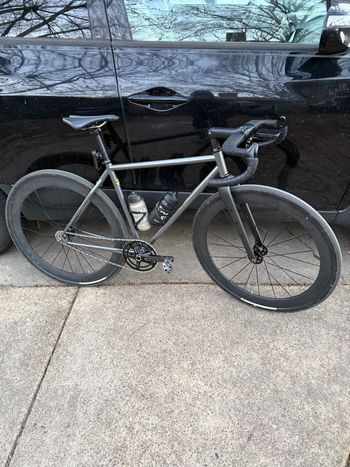 Used squid Squid Custom Single Speed / Fixed Gear 2023 Road & Gravel, Light Gray — image 2 of 3