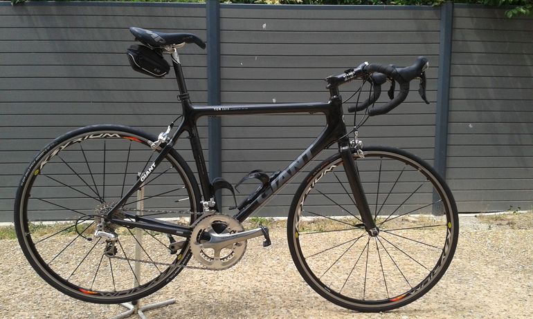 Used Giant TCR 0 De 2006 Rééquipé En SRAM Re Et Force 2006 Road & Gravel, Black — image 2 of 3