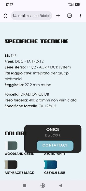 Used Drali Drali Custom Other 2026 Road & Gravel — image 3 of 3