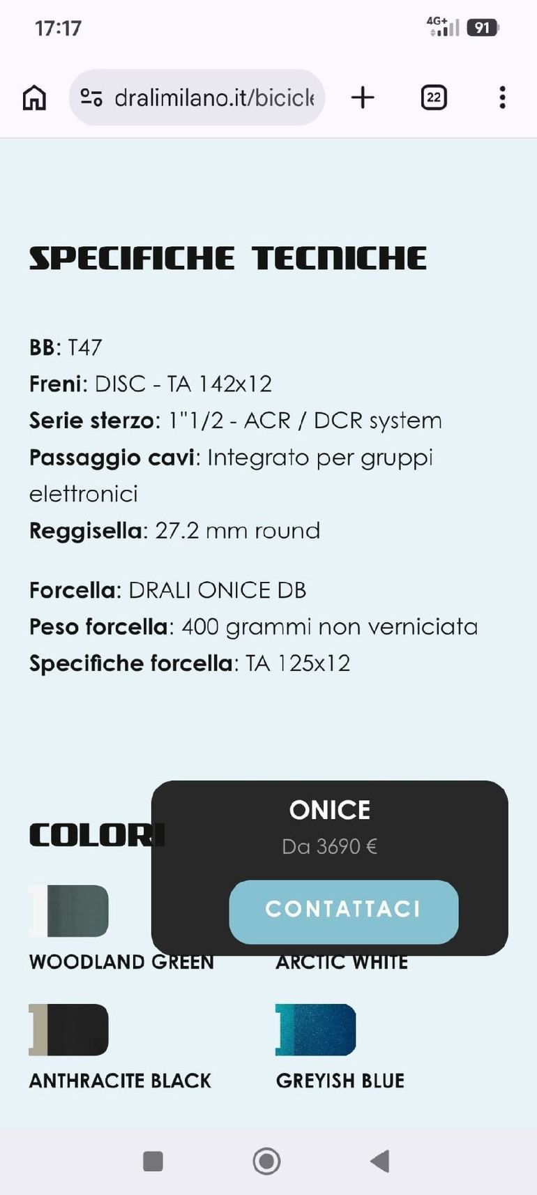 Used Drali Drali Custom Other 2026 Road & Gravel — image 3 of 3