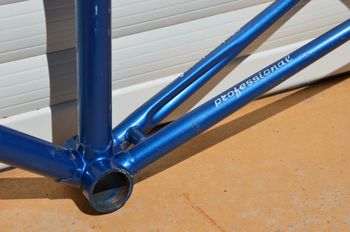 Used Famina Vintage Famina Professional Road Bike Frame And Fork Made From Columbus Aelle Steel Tubing. Frameset 1979 Road & Gravel, Blue — image 29 of 37