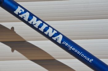 Used Famina Vintage Famina Professional Road Bike Frame And Fork Made From Columbus Aelle Steel Tubing. Frameset 1979 Road & Gravel, Blue — image 27 of 37