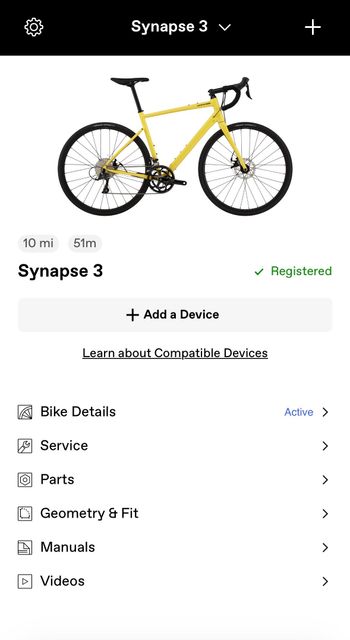 Used Cannondale Synapse 3 2025 2025 Road & Gravel, Orange — image 9 of 9