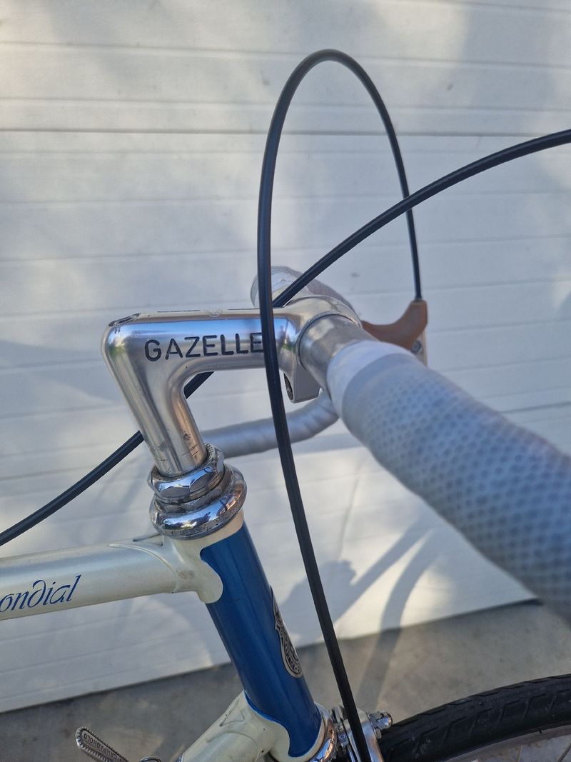 Used Gazelle Custom Campagnolo Super Record 1980 Road & Gravel, White — image 2 of 11
